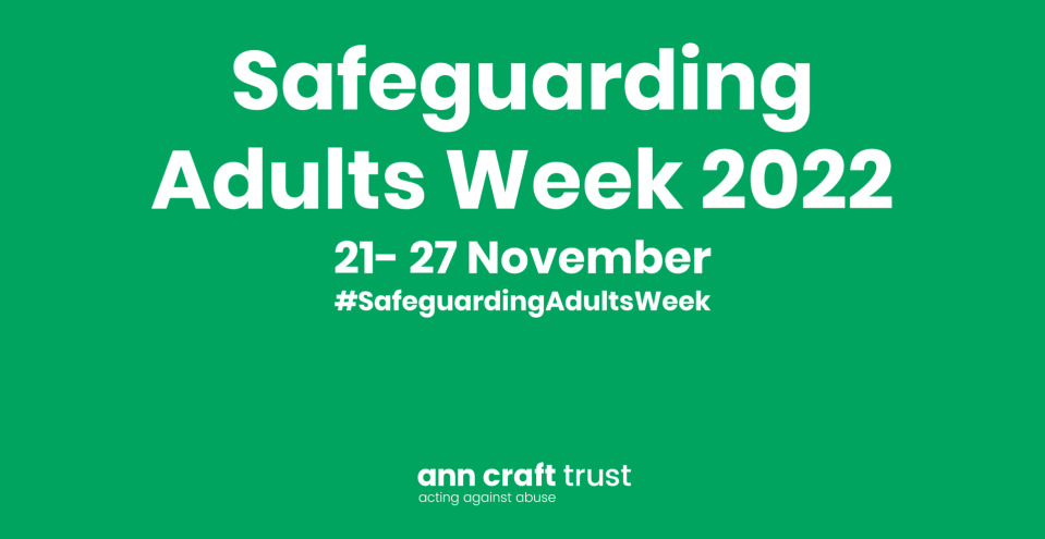 Safeguarding Adults Week 2022 image