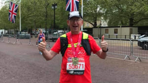A London marathon medal and so much more